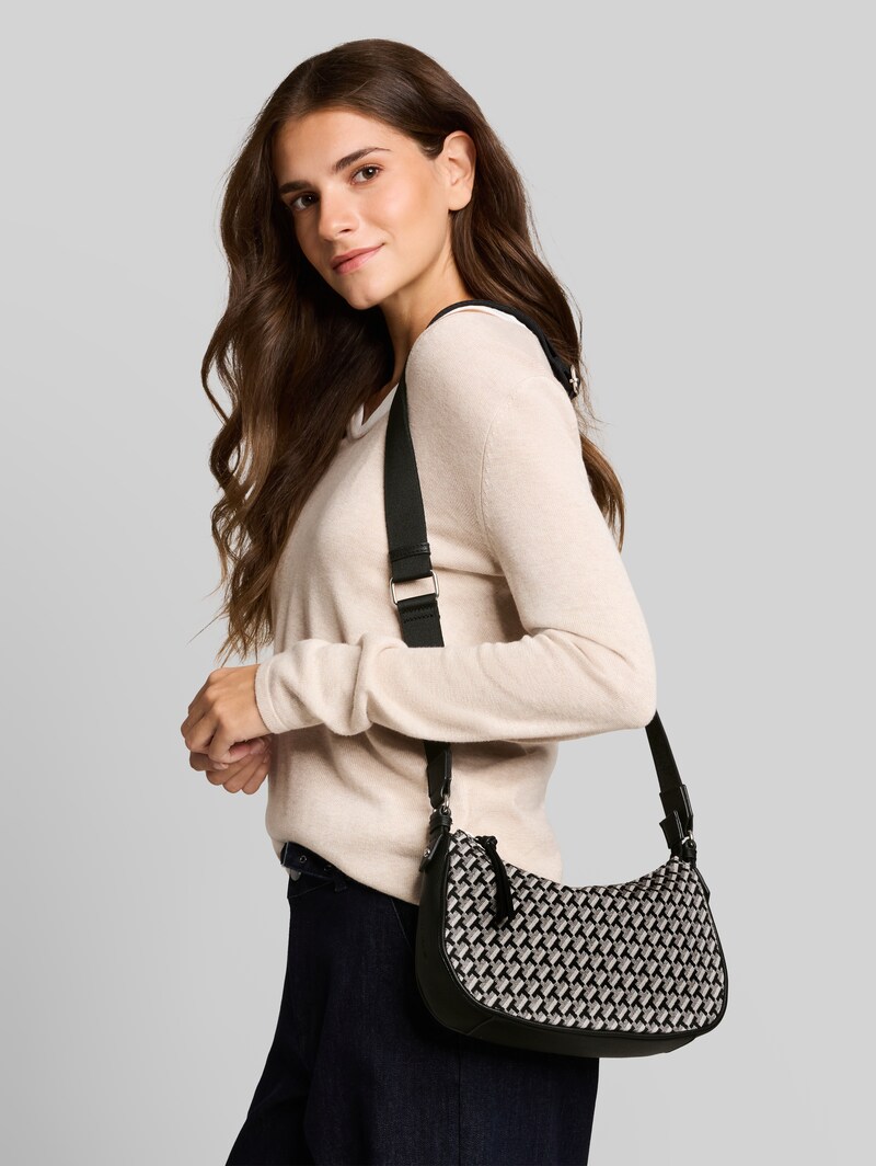 Tom Tailor TTLANIKA M Umhängetasche mit Allover-Print - Mixed Black