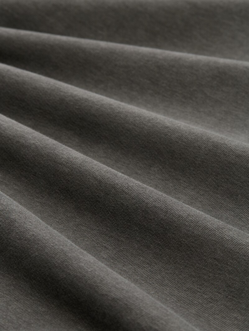 Tom Tailor Relaxed Overdyed Sweatshirt - Black