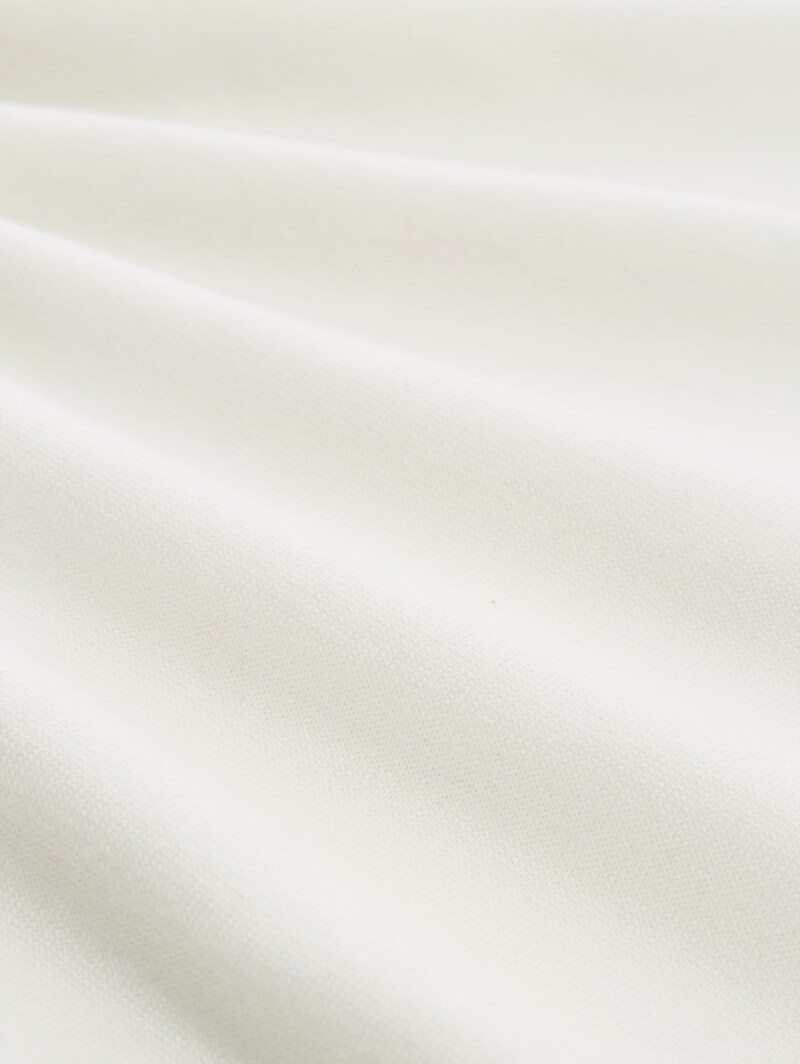 Tom Tailor Rollkragenpullover aus Baumwolle - Wool White