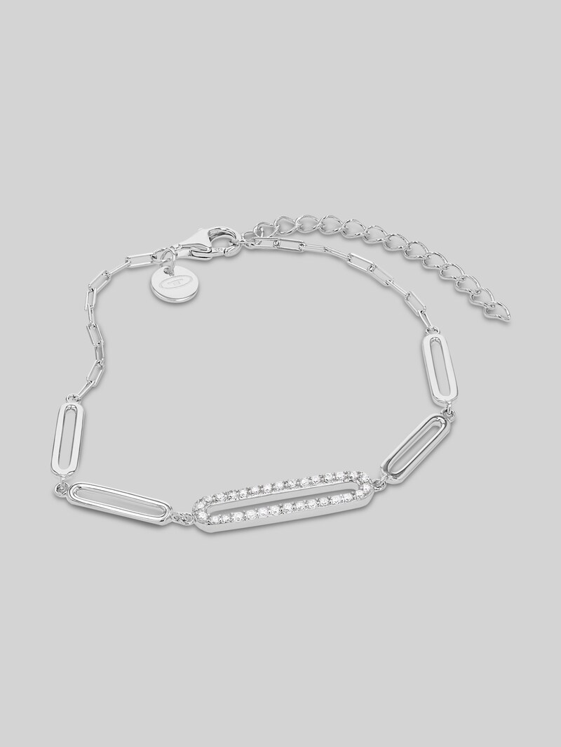 Tom Tailor Armband Silber 925 - Stein Zirkonia weiß - Silver