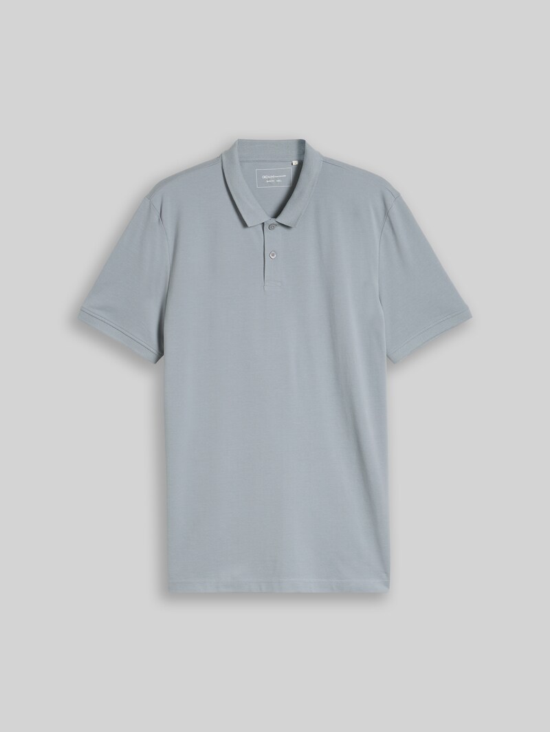 Tom Tailor Piqué Poloshirt aus Baumwolle - Ultimate Grey