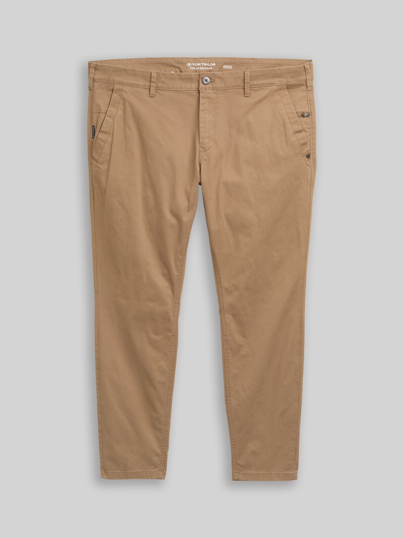 Tom Tailor Plus Size - Tapered Chino Hose - Caribou Beige