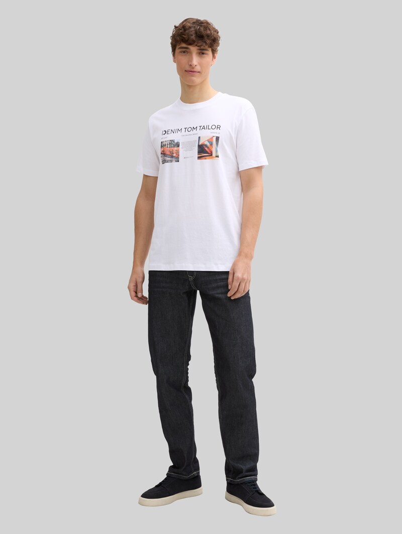 Tom Tailor T-Shirt mit Foto-Print - White