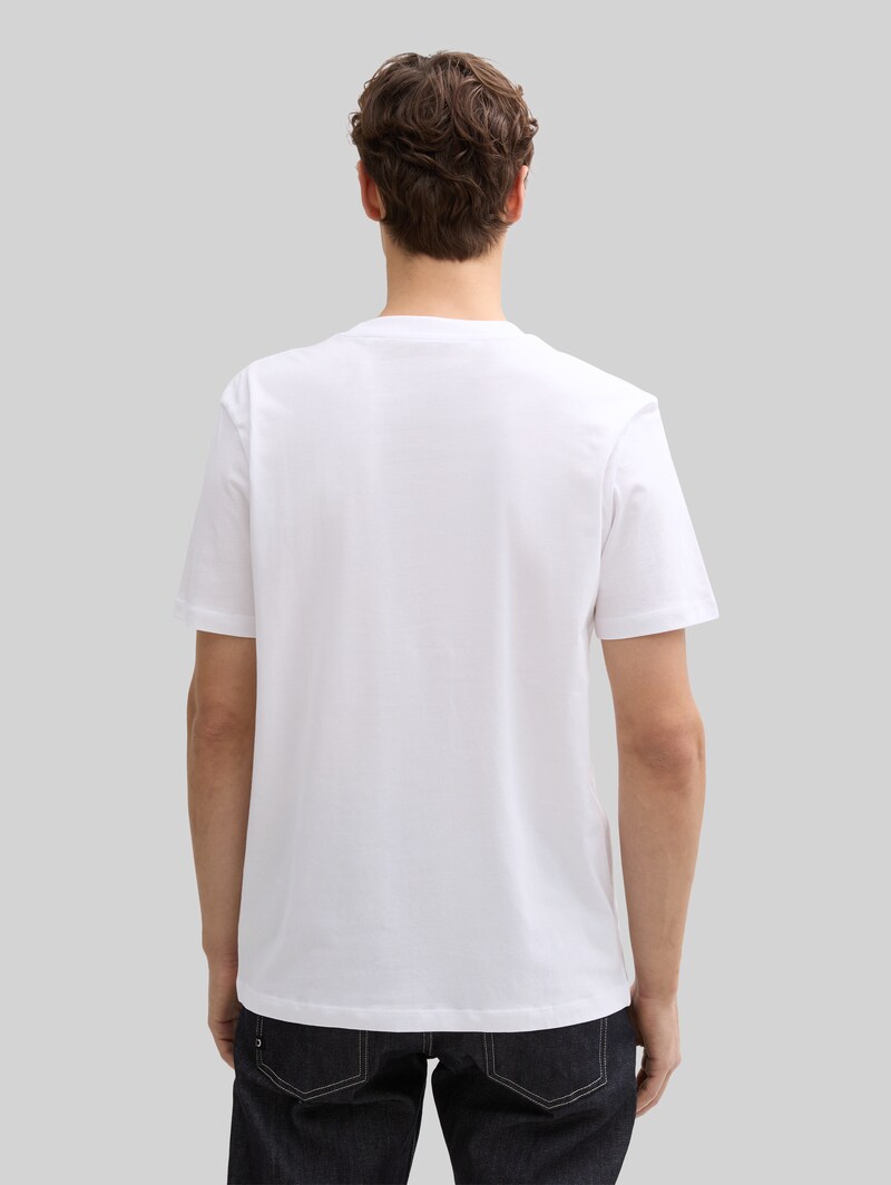 Tom Tailor T-Shirt mit Foto-Print - White