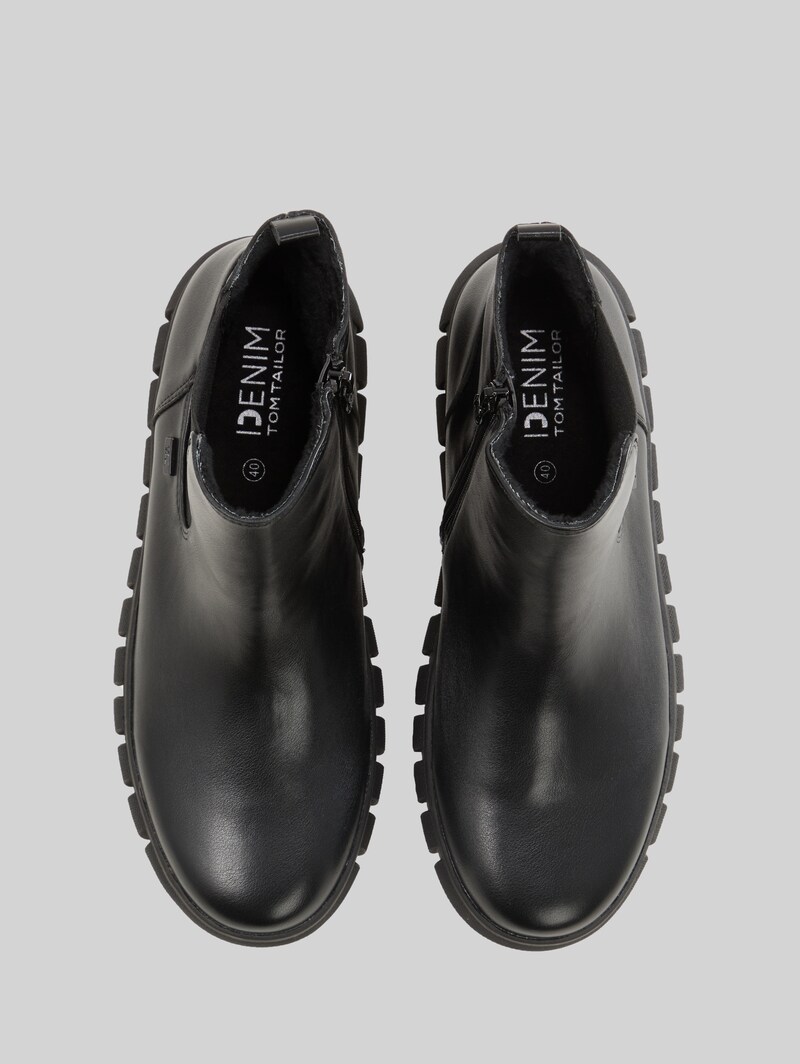 Tom Tailor Chelsea Boots mit Plateau-Sohle - Black