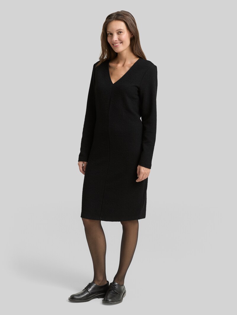 Tom Tailor Kleid mit Glitzer-Effekt - Deep Black