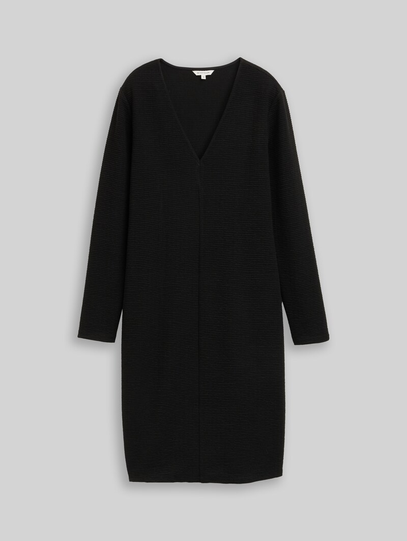 Tom Tailor Kleid mit Glitzer-Effekt - Deep Black