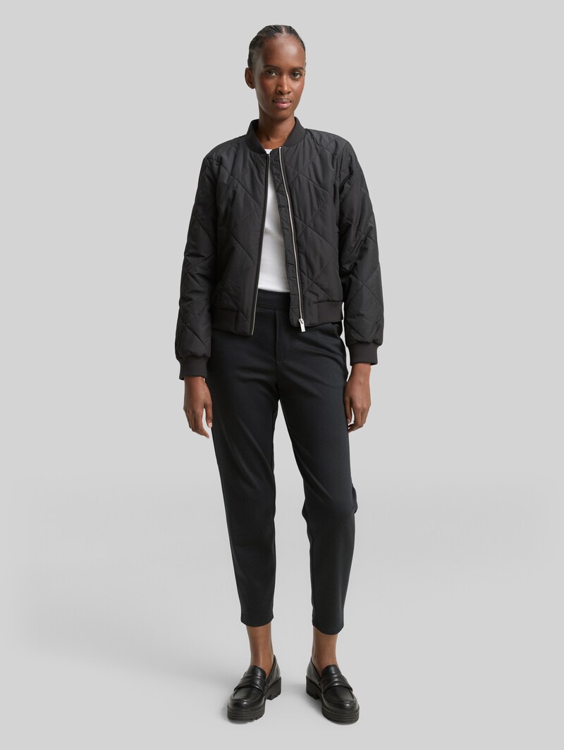 Tom Tailor Relaxed Fit Hose mit elastischem Bund - Deep Black