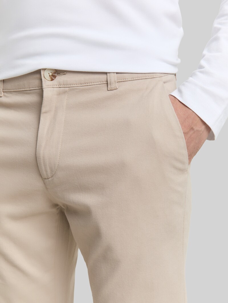 Tom Tailor TTTRAVIS SLIM Chino Hose - Cashew Beige
