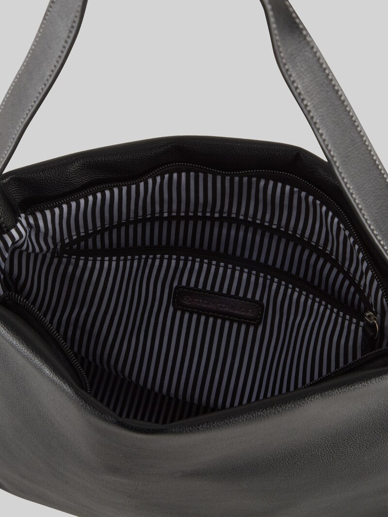Tom Tailor TTYUMA M Beuteltasche mit Logo-Prägung - Schwarz / Black