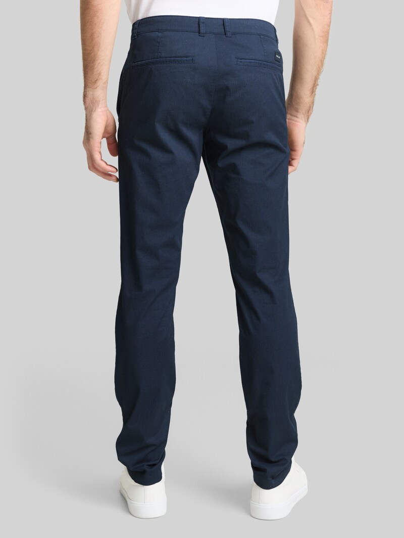 Tom Tailor TTTRAVIS SLIM Chino Hose - Navy Mini Geometric Print Tom Tailor TTTRAVIS SLIM Chino Hose - Navy Mini Geometric Print