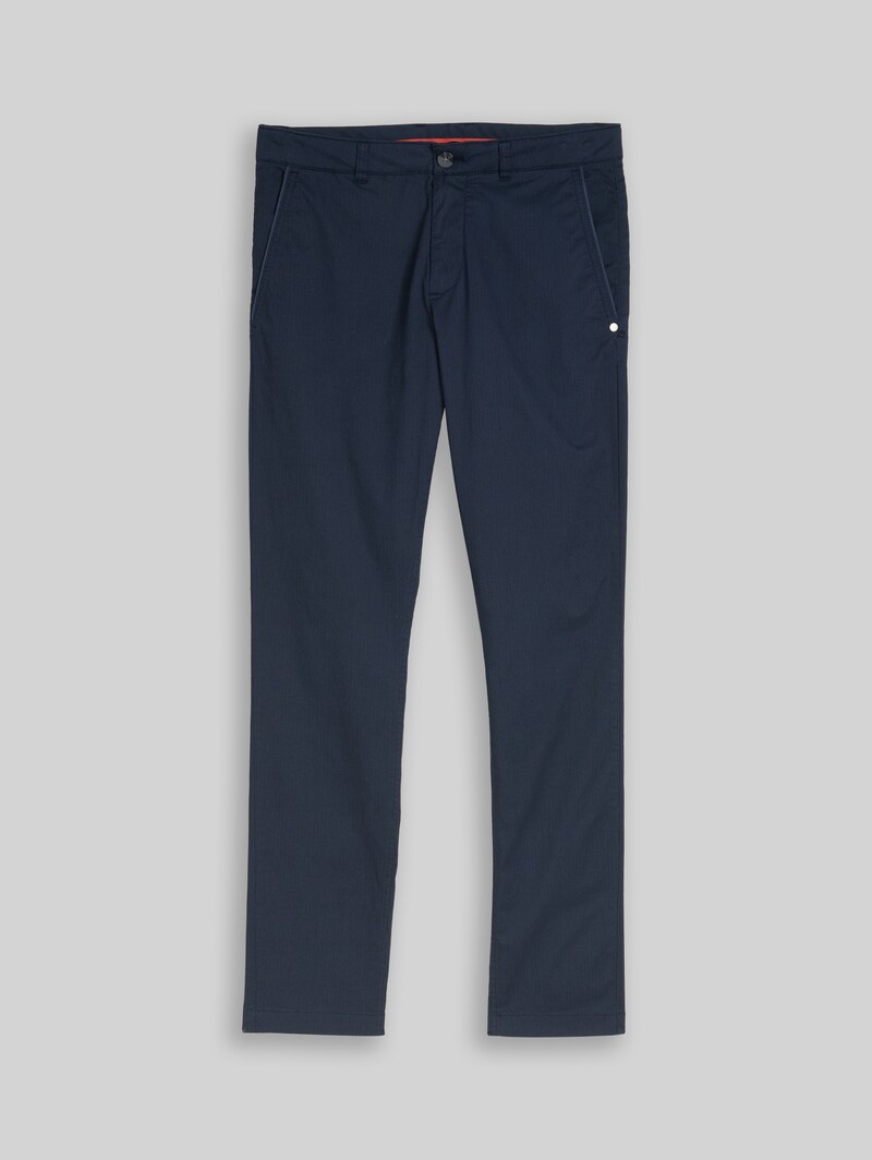 Tom Tailor TTTRAVIS SLIM Chino Hose - Navy Mini Geometric Print