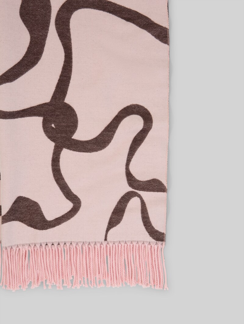 Tom Tailor Schal mit Blumenmuster - Big Abstract Flower
