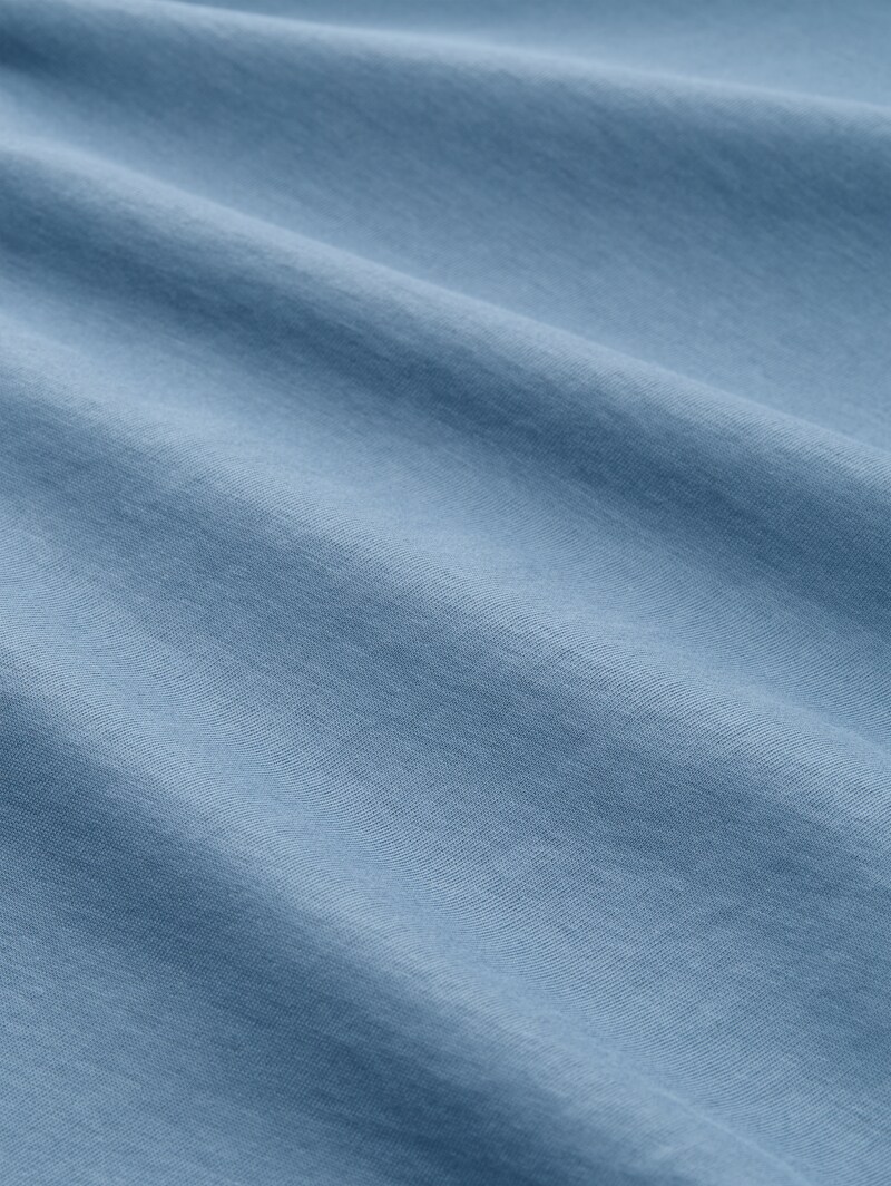 Tom Tailor Boxy Fit T-Shirt mit Stickerei - Spring Lake Blue