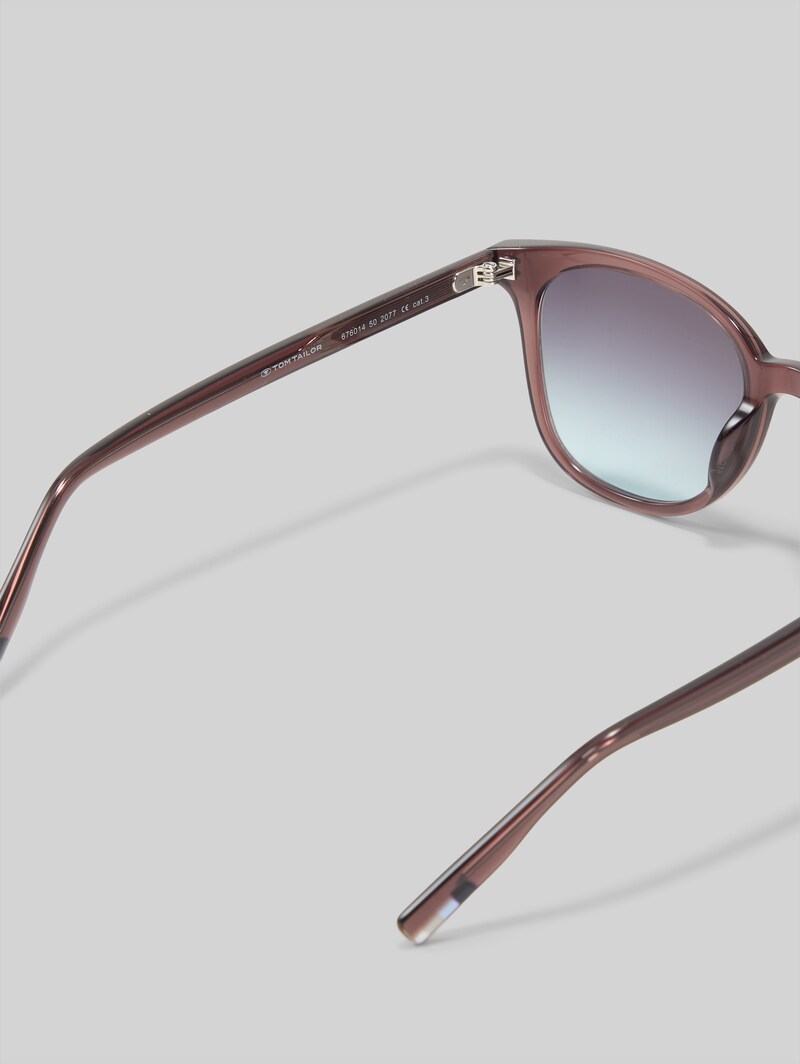 Tom Tailor Feminine Sonnenbrille aus Acetate Renew UV400 - Red / Rose / Violet