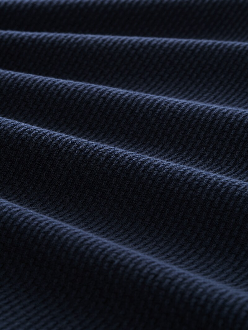 Tom Tailor Strickpullover im 2-in-1-Look - Sky Captain Blue