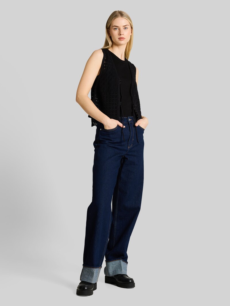 Tom Tailor Slim Fit Top im 2er-Pack - Deep Black