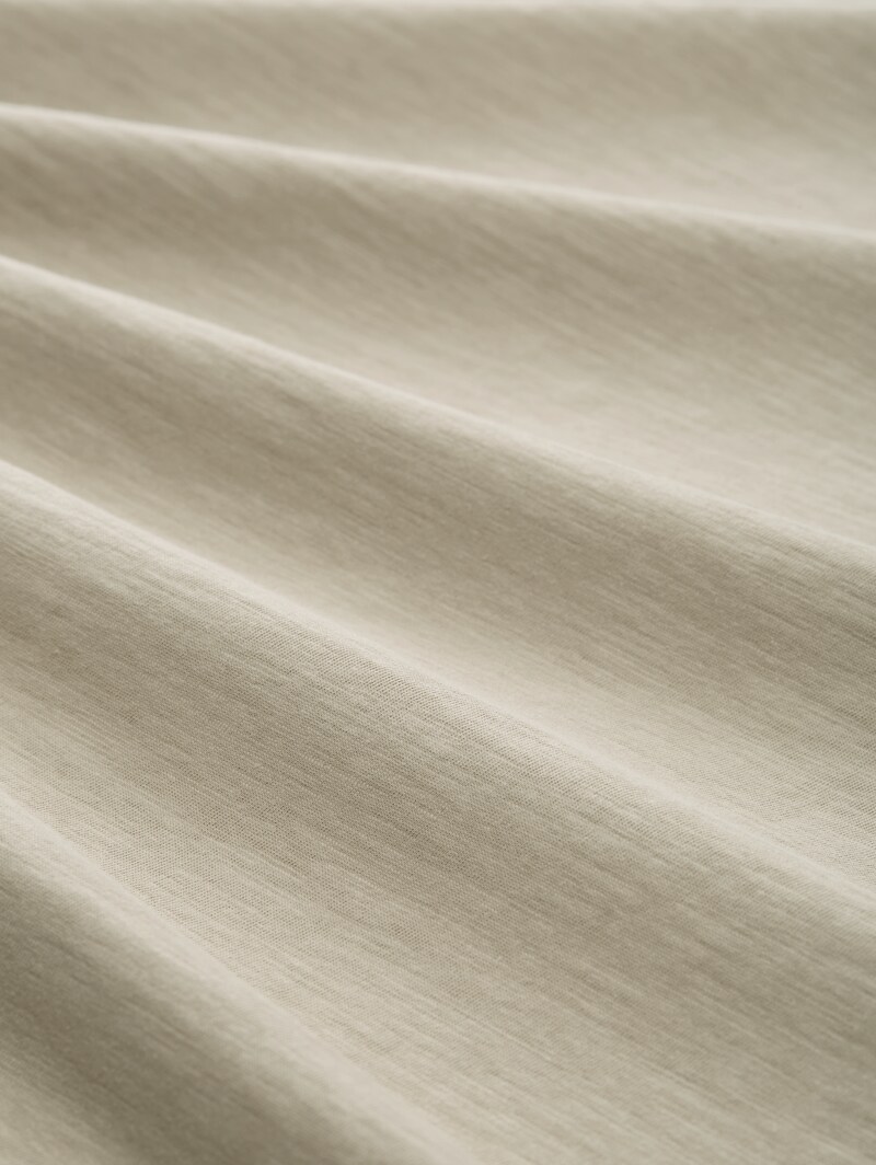 Tom Tailor T-Shirt mit Logo-Print - Cashew Beige