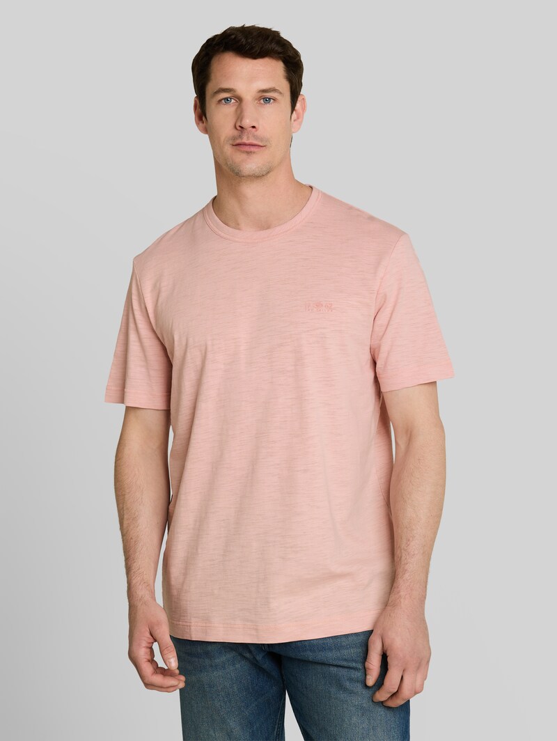 Tom Tailor T-Shirt in Melange-Optik - Twinkle Pink Tom Tailor T-Shirt in Melange-Optik - Twinkle Pink
