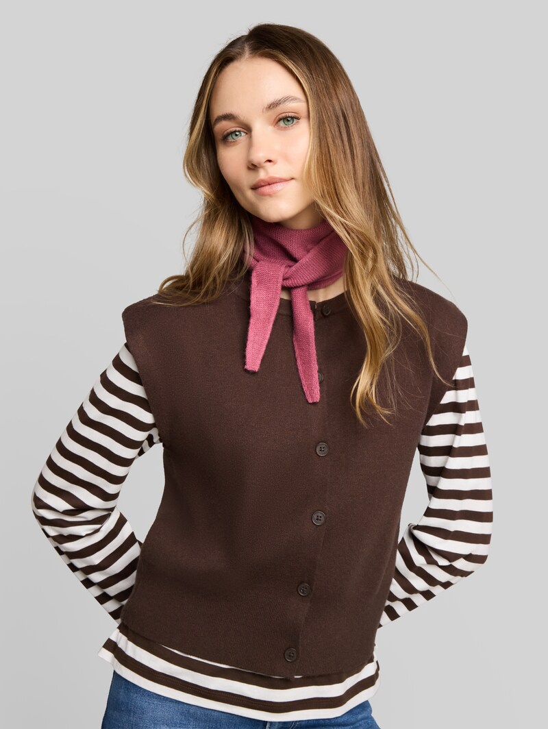 Tom Tailor Bandana Schal - Dusty Berry