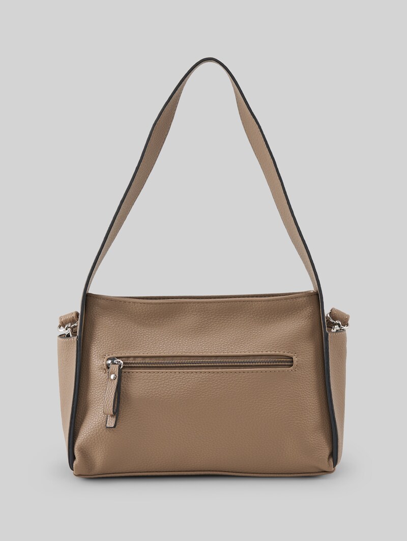 Tom Tailor TTROWAN Schultertasche aus Lederimitat - Taupe / Taupe