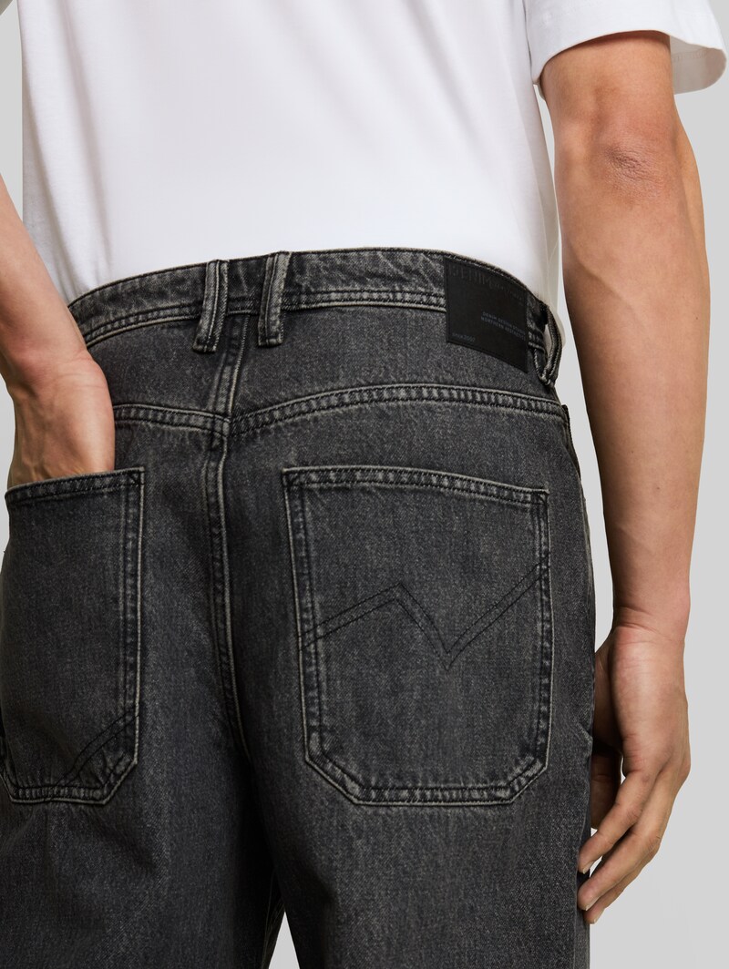 Tom Tailor TTELLIOT BAGGY Jeans - Used Mid Stone Grey Denim