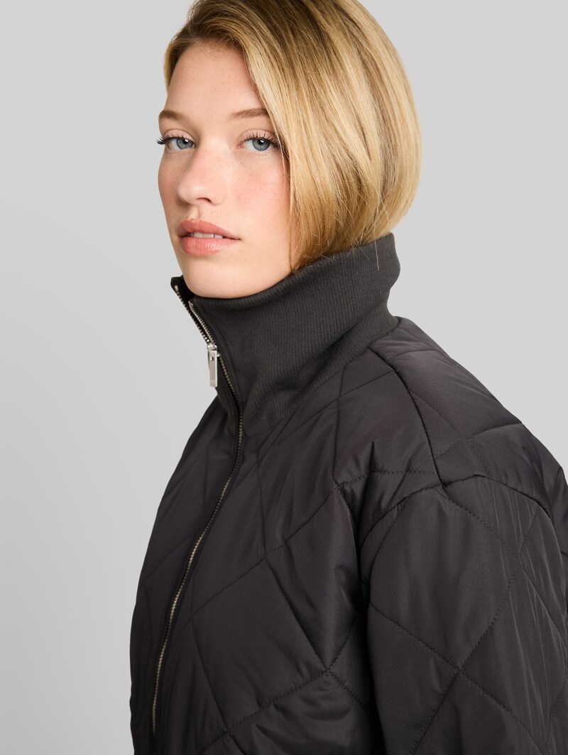 Tom Tailor Steppjacke mit Stehkragen - Coal Mine Grey