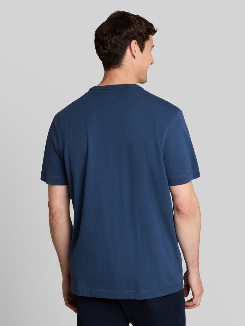 Tom Tailor T-Shirt mit Fotoprint - Dark Duck Blue