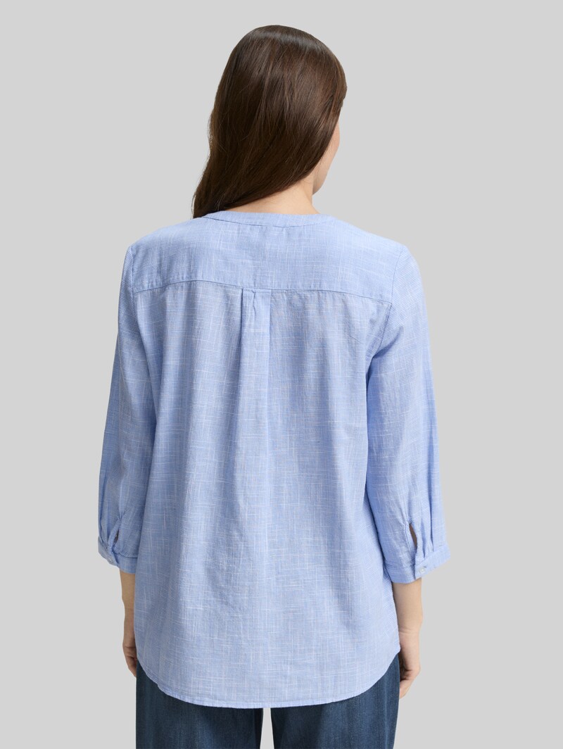 Tom Tailor Bluse aus Baumwolle - Dreamy Blue