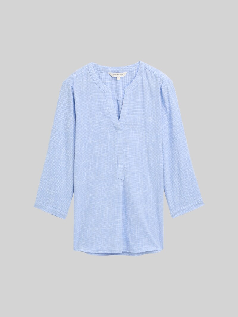Tom Tailor Bluse aus Baumwolle - Dreamy Blue