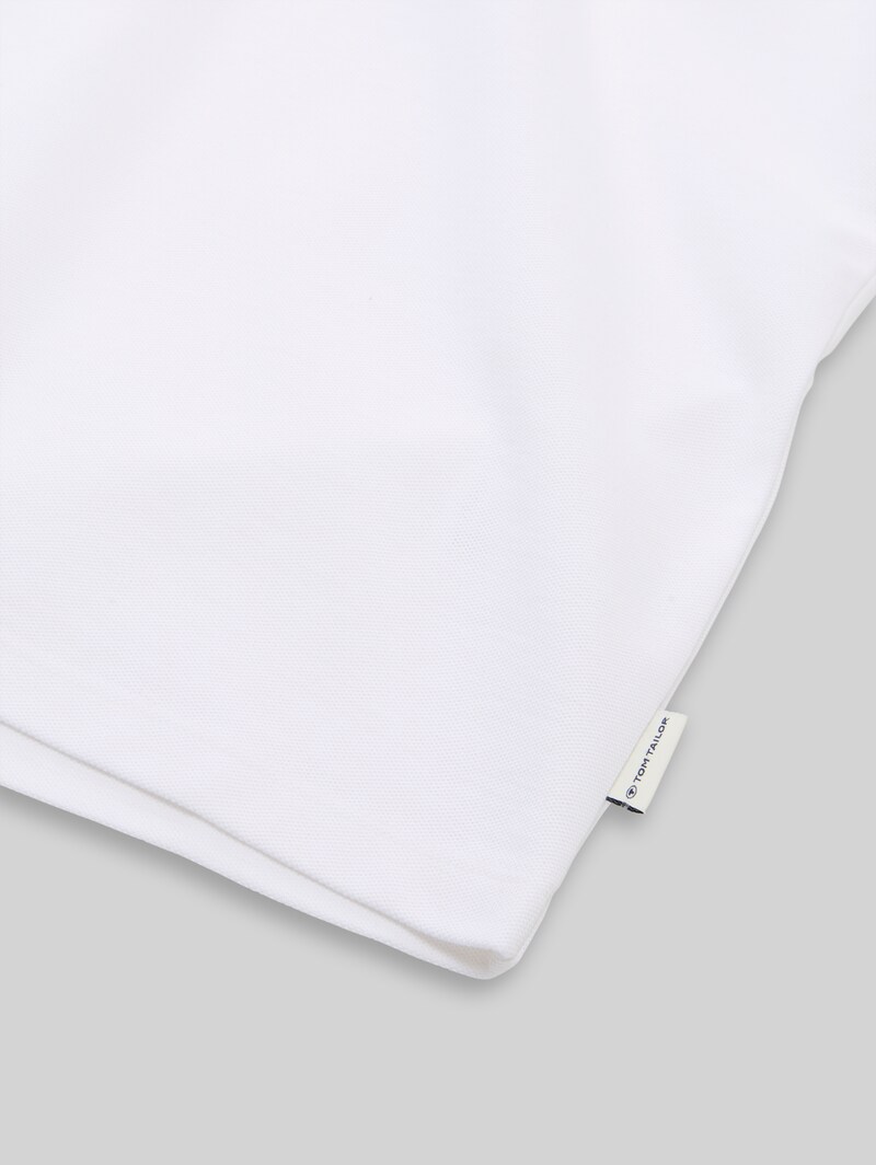 Tom Tailor Piqué Poloshirt - White