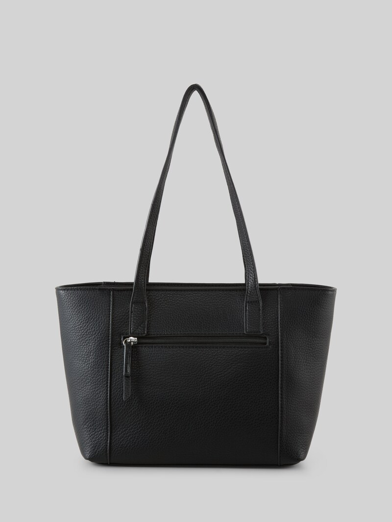 Tom Tailor TTPRIYA L Shopper mit Ziernähten - Schwarz / Black