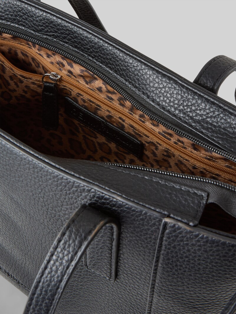 Tom Tailor TTPRIYA L Shopper mit Ziernähten - Schwarz / Black