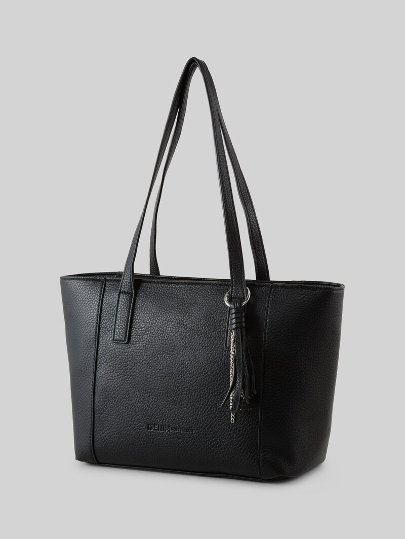 Tom Tailor TTPRIYA L Shopper mit Ziernähten - Schwarz / Black