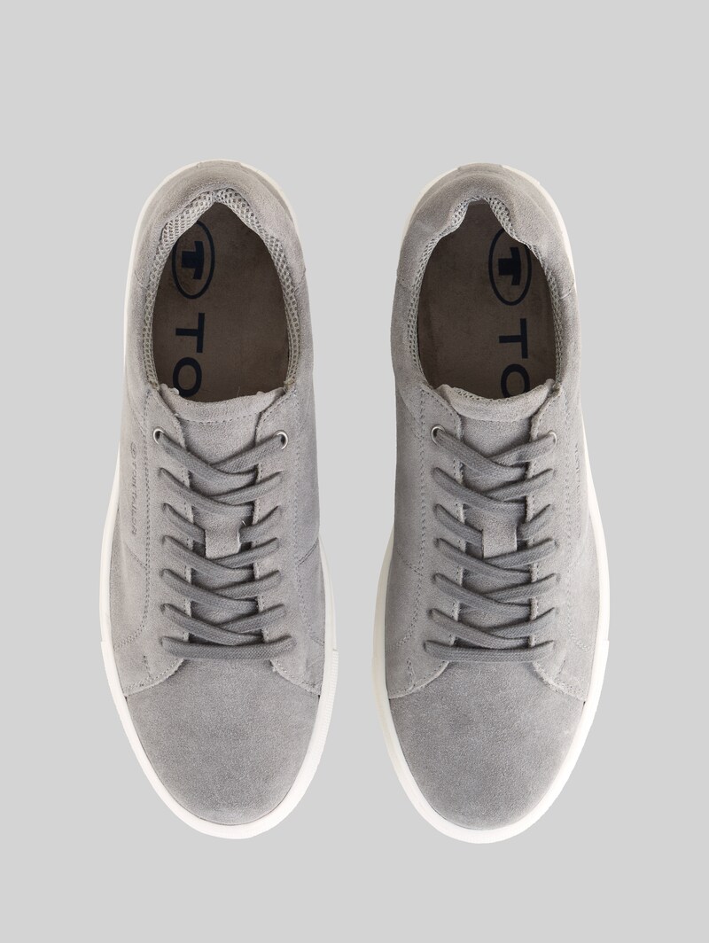 Tom Tailor Sneaker mit Leder - Grey