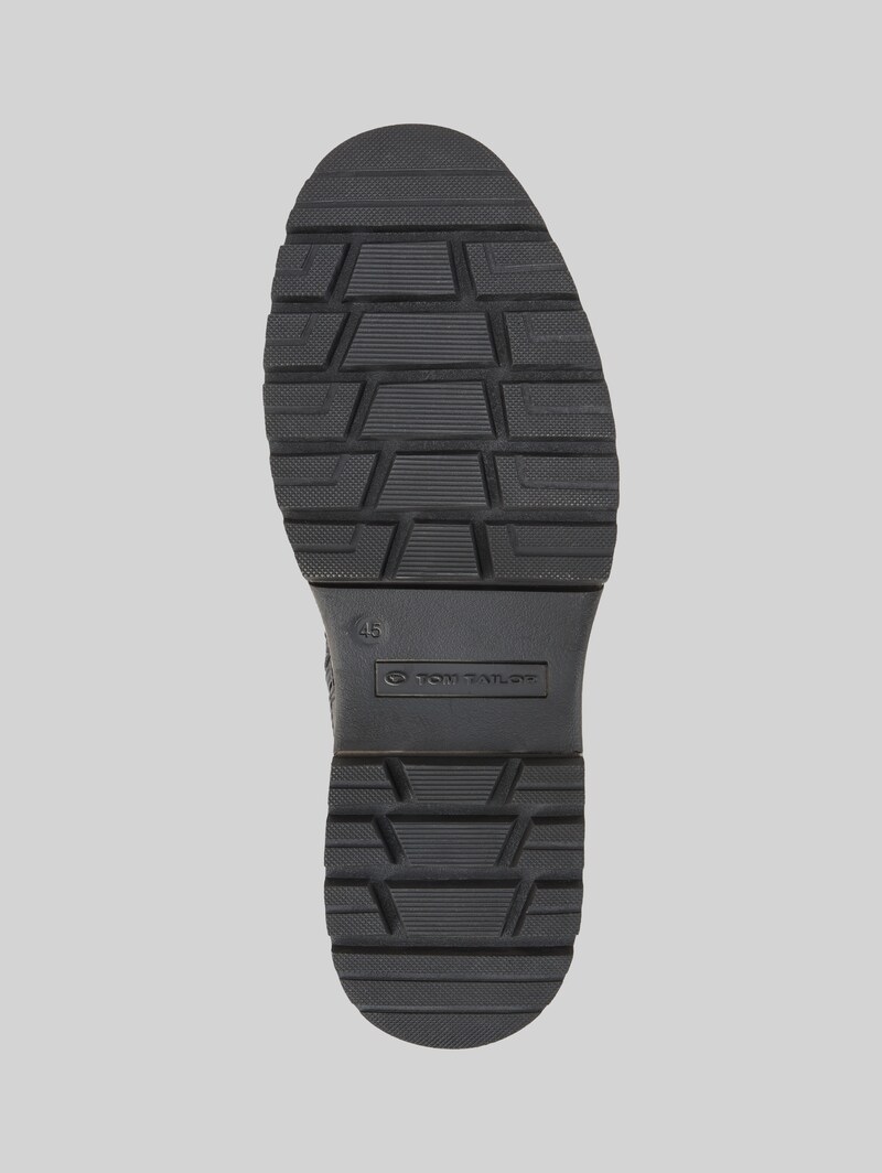 Tom Tailor Wasserdichte Schnürstiefeletten - Black