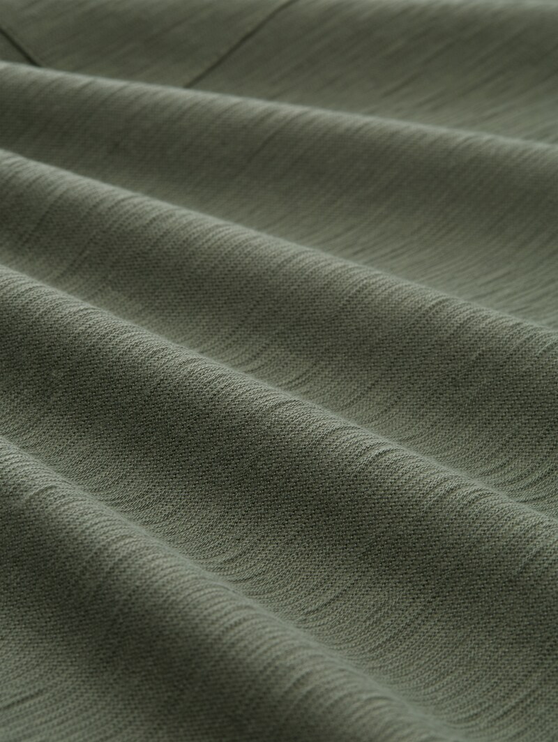 Tom Tailor T-Shirt mit Brusttasche - Urban Olive Green