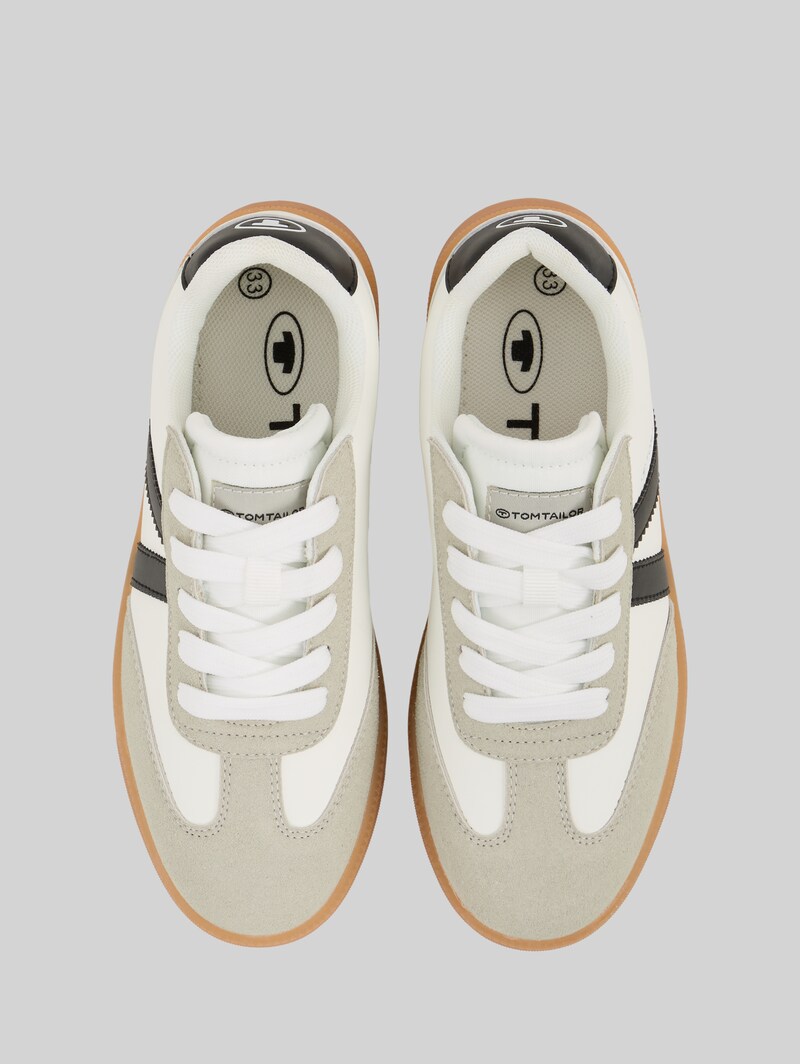 Tom Tailor Sneaker mit Colour-Blocking - White-black