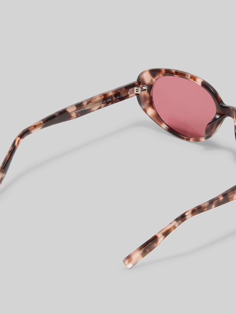 Tom Tailor Feminine Sonnenbrille mit Verlaufsgläsern UV400 - Red / Rose / Violet