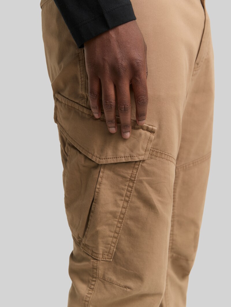 Tom Tailor Regular Tapered Cargo Hose - Caribou Beige
