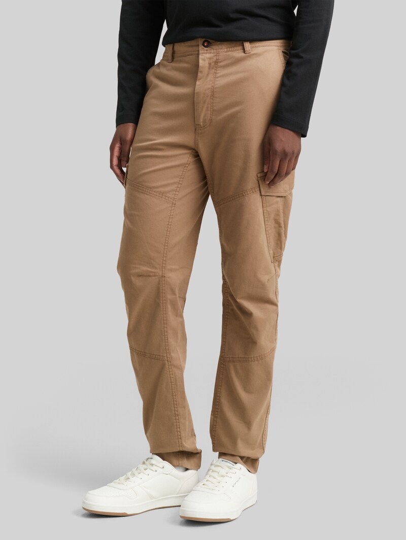 Tom Tailor Regular Tapered Cargo Hose - Caribou Beige