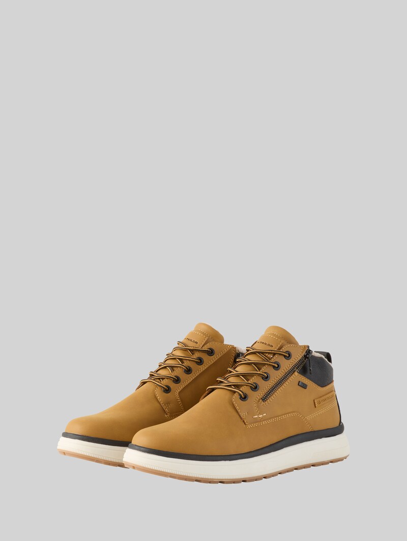 Tom Tailor Wasserdichte Schnürschuhe - Camel