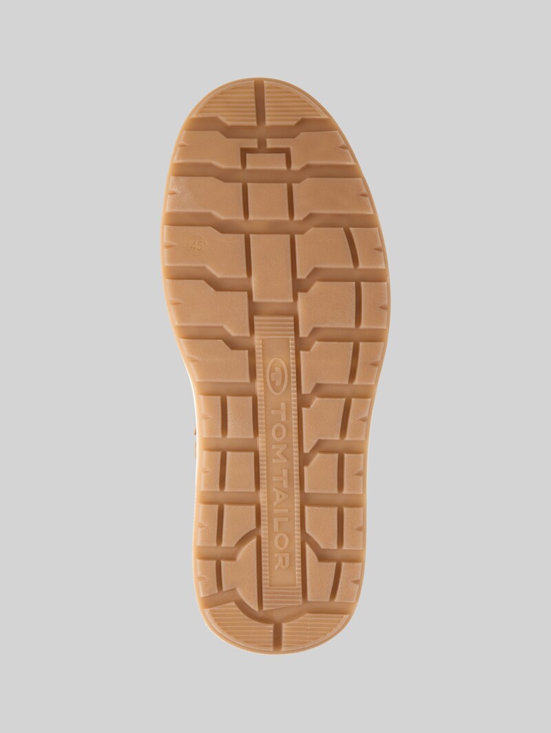 Tom Tailor Wasserdichte Schnürschuhe - Camel