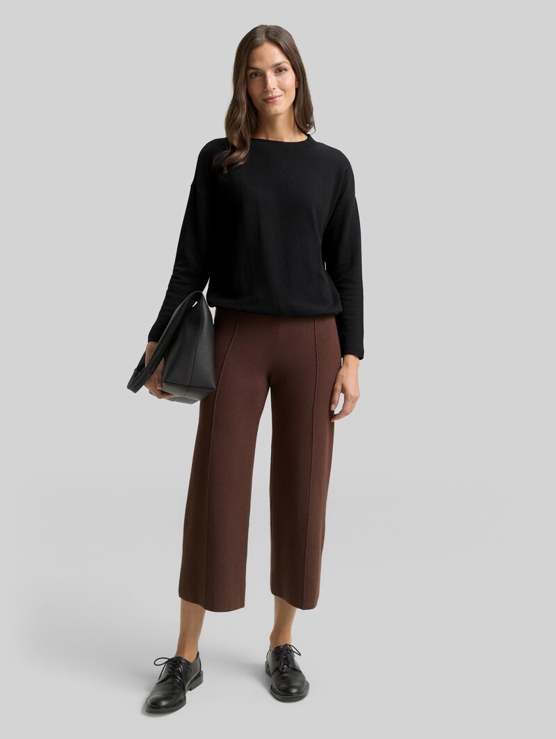 Tom Tailor Loose Fit Sweatshirt - Deep Black