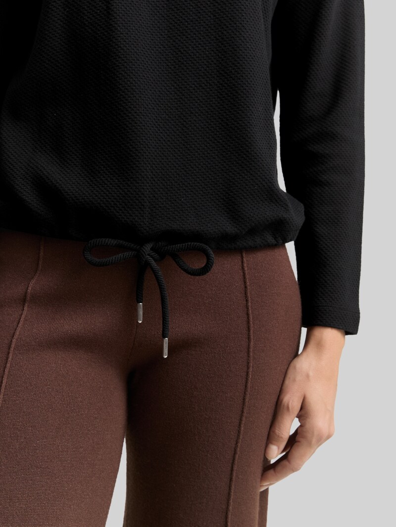 Tom Tailor Loose Fit Sweatshirt - Deep Black
