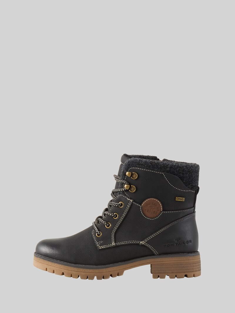 Tom Tailor Wasserdichte Stiefel mit Fütterung - Black