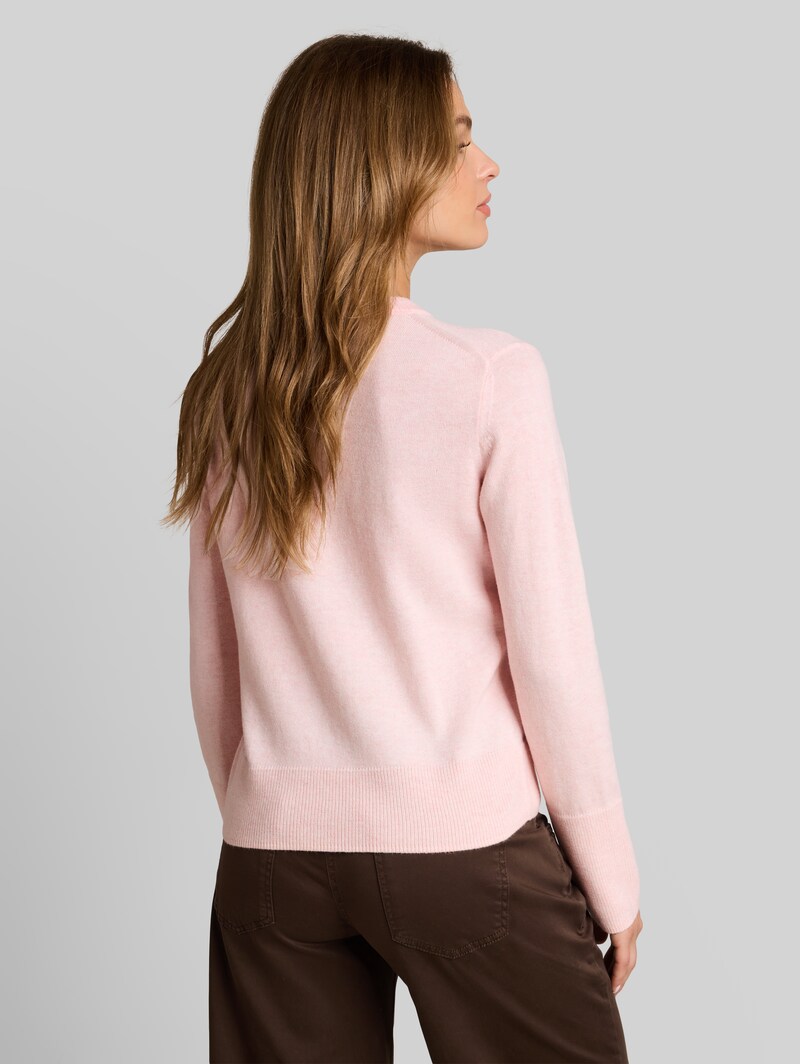Tom Tailor Strickpullover mit Kaschmir-Anteil - Light Pastel Pink Melange