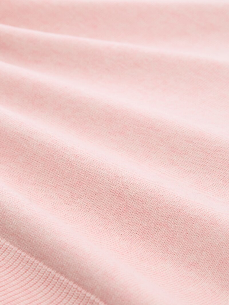 Tom Tailor Strickpullover mit Kaschmir-Anteil - Light Pastel Pink Melange