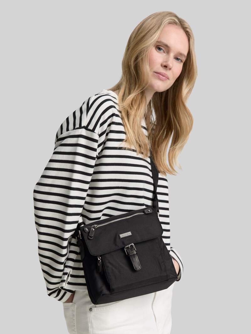 Tom Tailor TTRINA S Umhängetasche mit Umschlag - Schwarz / Black