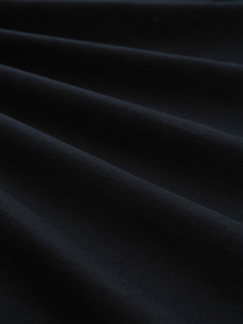 Tom Tailor Relaxed Fit Poloshirt aus Baumwolle - Black